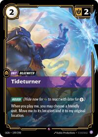 Tideturner — Riftbound Rare card