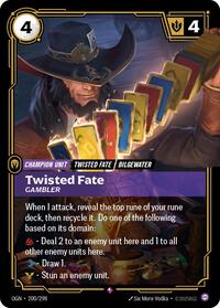 Twisted Fate - Gambler — Riftbound Rare card