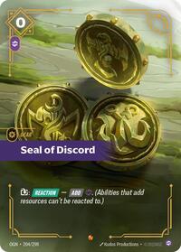 Seal of Discord — Riftbound Epic card