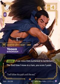 Yasuo - Windrider — Riftbound Epic card
