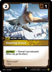 Soaring Scout — Riftbound Common card