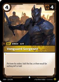 Vanguard Sergeant — Riftbound Common card