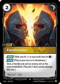 Facebreaker — Riftbound Uncommon card