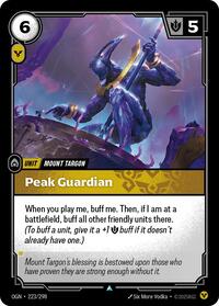 Peak Guardian — Riftbound Uncommon card