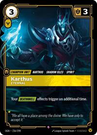 Karthus - Eternal — Riftbound Rare card