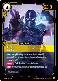 Shen - Kinkou — Riftbound Rare card