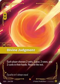 Divine Judgment — Riftbound Epic card