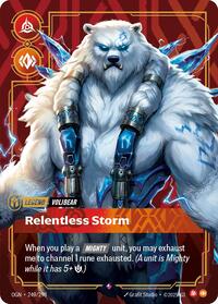 Volibear - Relentless Storm — Riftbound Rare card