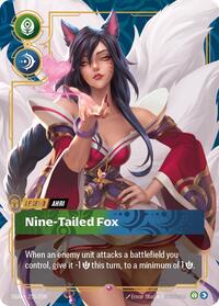Ahri - Nine-Tailed Fox — Riftbound Rare card
