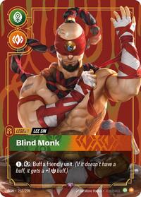 Lee Sin - Blind Monk — Riftbound Rare card