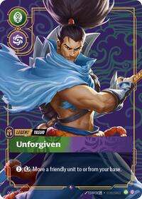 Yasuo - Unforgiven — Riftbound Rare card