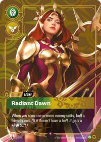 Leona - Radiant Dawn — Riftbound Rare card