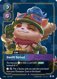 Teemo - Swift Scout — Riftbound Rare card
