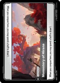 Monastery of Hirana — Riftbound Uncommon card