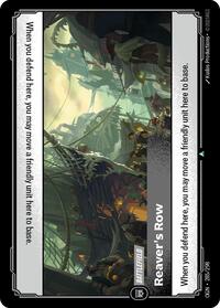 Reaver's Row — Riftbound Uncommon card