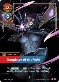 Kai'Sa - Daughter of the Void (Overnumbered) — Riftbound Showcase card