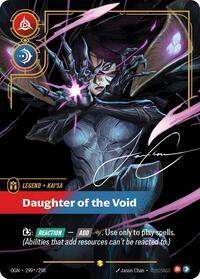 Kai'Sa - Daughter of the Void (Signature) — Riftbound Showcase card