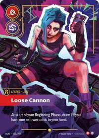 Jinx - Loose Cannon (Overnumbered) — Riftbound Showcase card