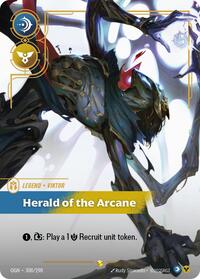 Viktor - Herald of the Arcane (Overnumbered) — Riftbound Showcase card