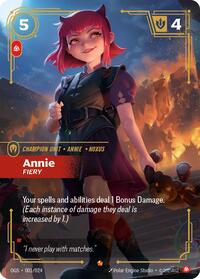 Annie - Fiery — Riftbound Epic card