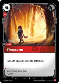 Firestorm — Riftbound Uncommon card