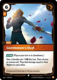 Gentlemen's Duel — Riftbound Common card