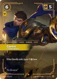 Garen - Commander — Riftbound Epic card