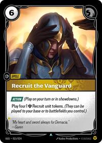 Recruit the Vanguard — Riftbound Uncommon card