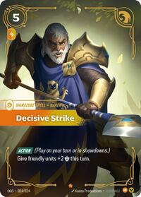 Decisive Strike — Riftbound Epic card