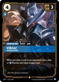 Viktor - Innovator (Alternate Art) — Riftbound Showcase card