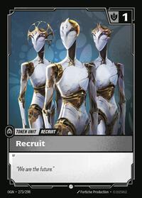 Recruit (273) // Buff — Riftbound Common card