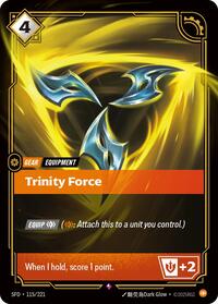 Trinity Force — Riftbound Rare card
