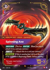 Spinning Axe — Riftbound Epic card