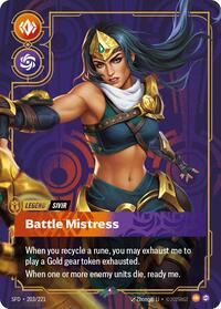 Sivir - Battle Mistress — Riftbound Rare card