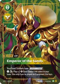 Azir - Emperor of the Sands — Riftbound Rare card