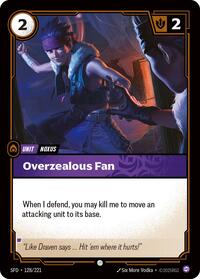 Overzealous Fan — Riftbound Common card
