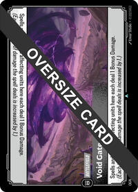 Void Gate (Oversized) — Riftbound Uncommon card