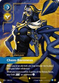 Renata Glasc - Chem-Baroness (Overnumbered) — Riftbound Showcase card
