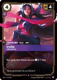 Irelia - Graceful — Riftbound Rare card