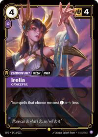 Irelia - Graceful (Alternate Art) — Riftbound Showcase card