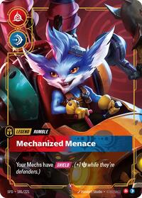 Rumble - Mechanized Menace — Riftbound Rare card