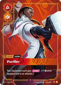 Lucian - Purifier — Riftbound Rare card