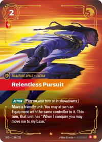 Relentless Pursuit — Riftbound Epic card