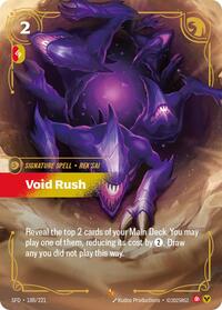 Void Rush — Riftbound Epic card