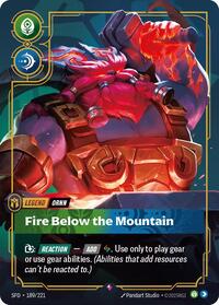 Ornn - Fire Below the Mountain — Riftbound Rare card