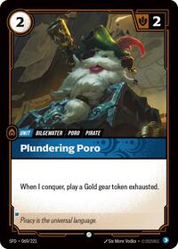 Plundering Poro — Riftbound Common card