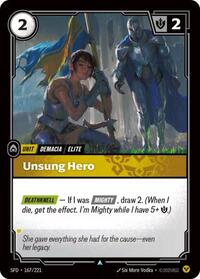 Unsung Hero — Riftbound Uncommon card