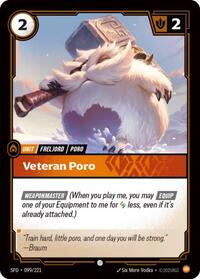 Veteran Poro — Riftbound Common card