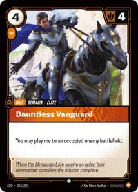 Dauntless Vanguard — Riftbound Common card