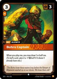 Buhru Captain — Riftbound Common card